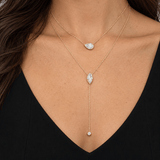 Marquise Drop Necklace LG