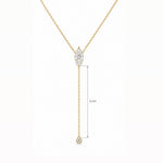 Marquise Drop Necklace LG