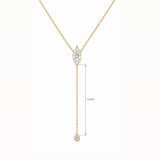 Marquise Drop Necklace LG