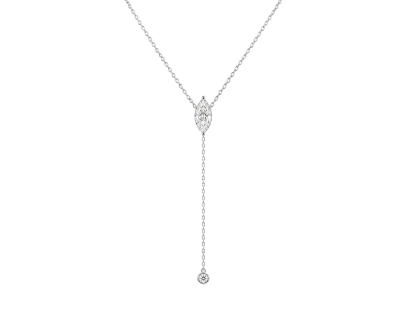 Marquise Drop Necklace LG