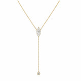 Marquise Drop Necklace LG