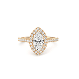 Marquise Halo Solitaire