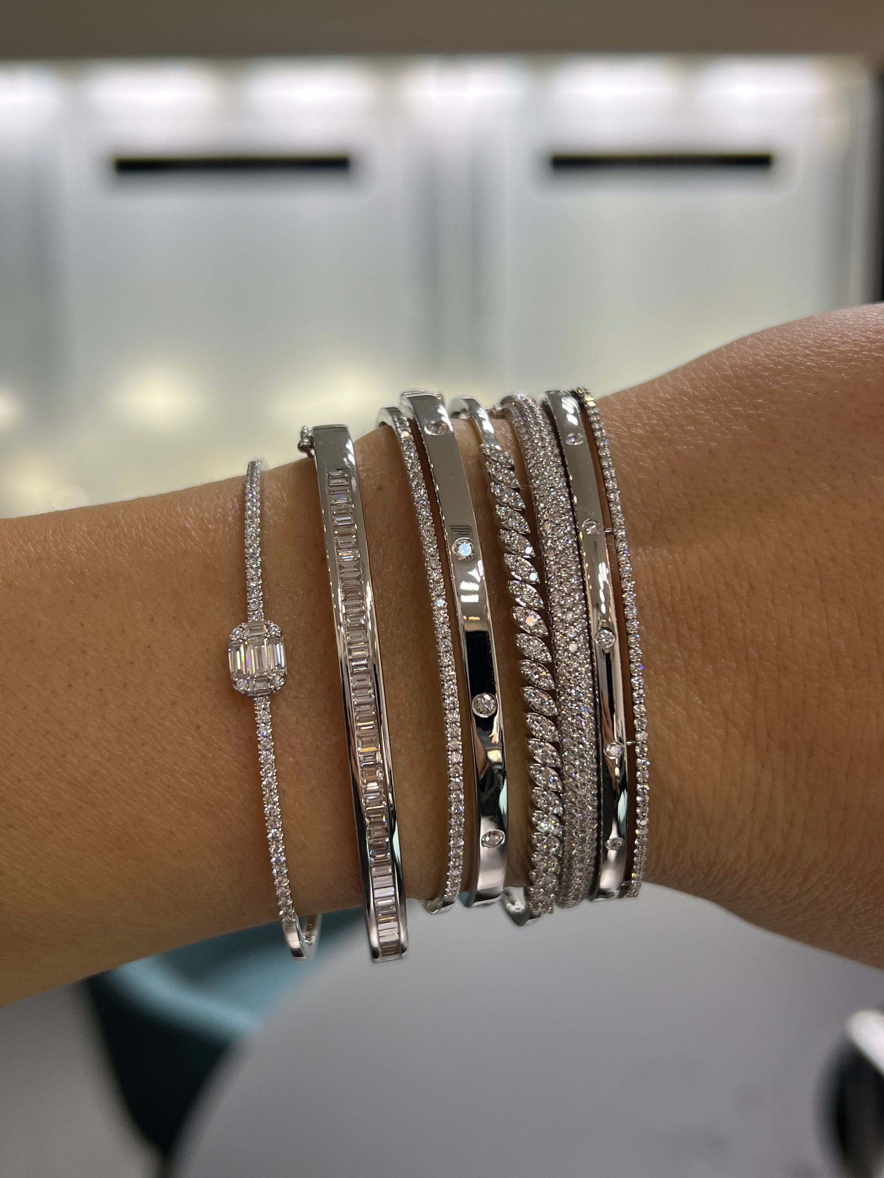 Marquise Illusion Bangle