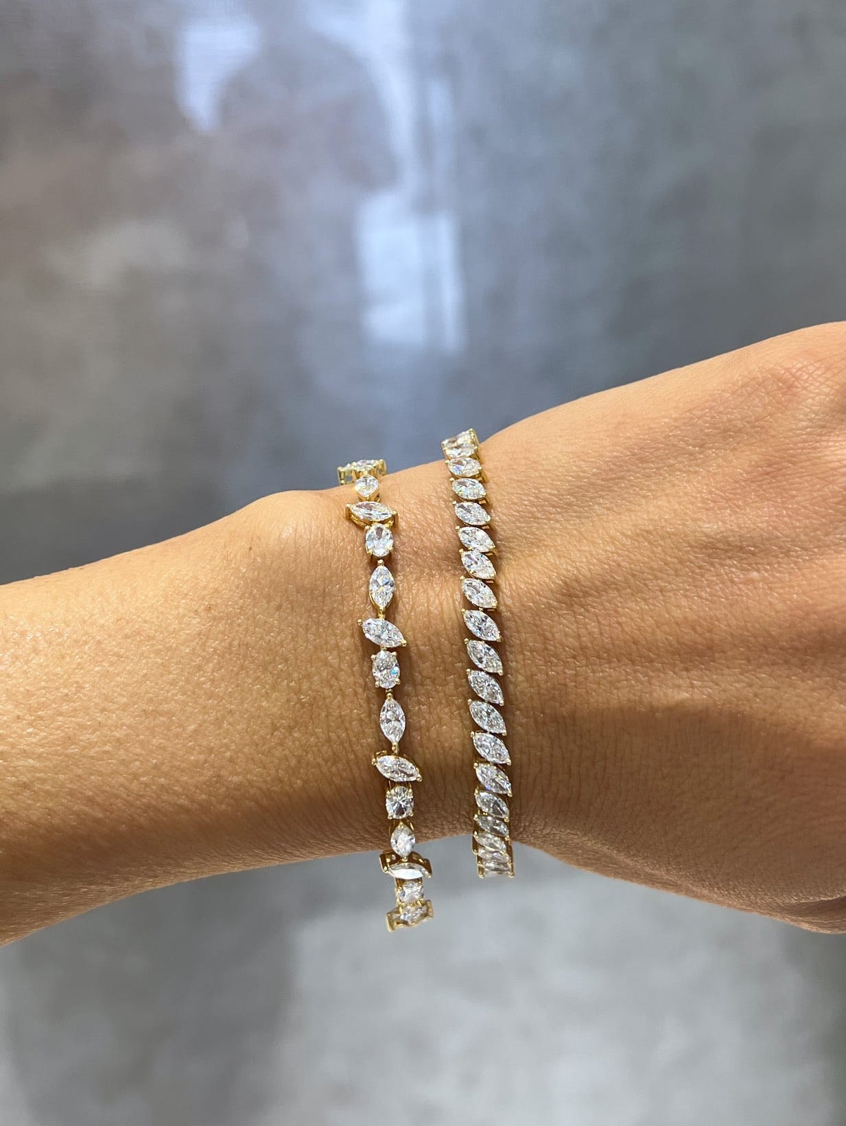 Marquise Tennis Bracelet LG