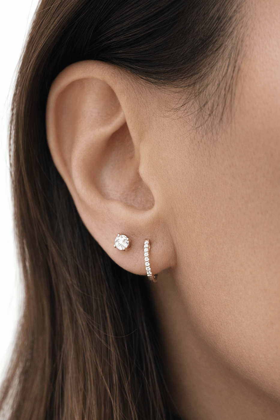 Martini Solitaire Earstuds