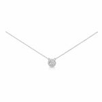 Mini Brilliant Halo Necklace