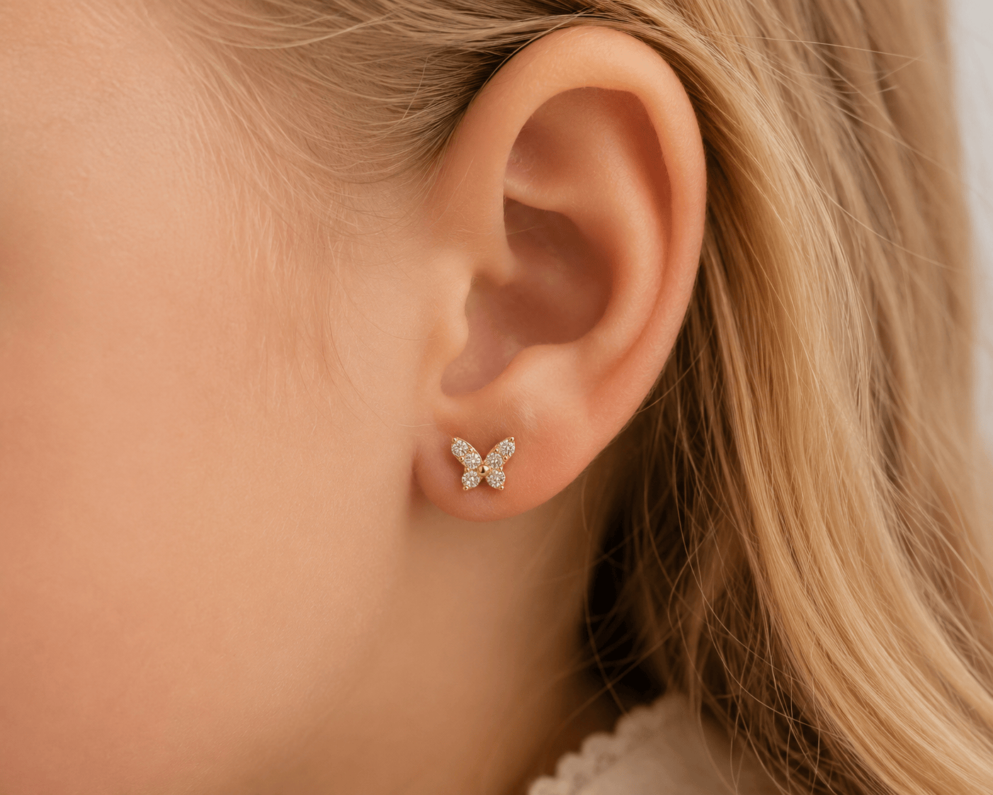 Mini Butterfly Earstuds