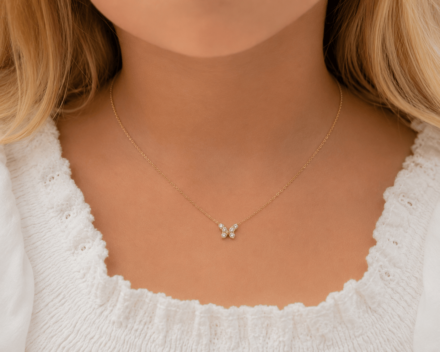Mini Butterfly Necklace