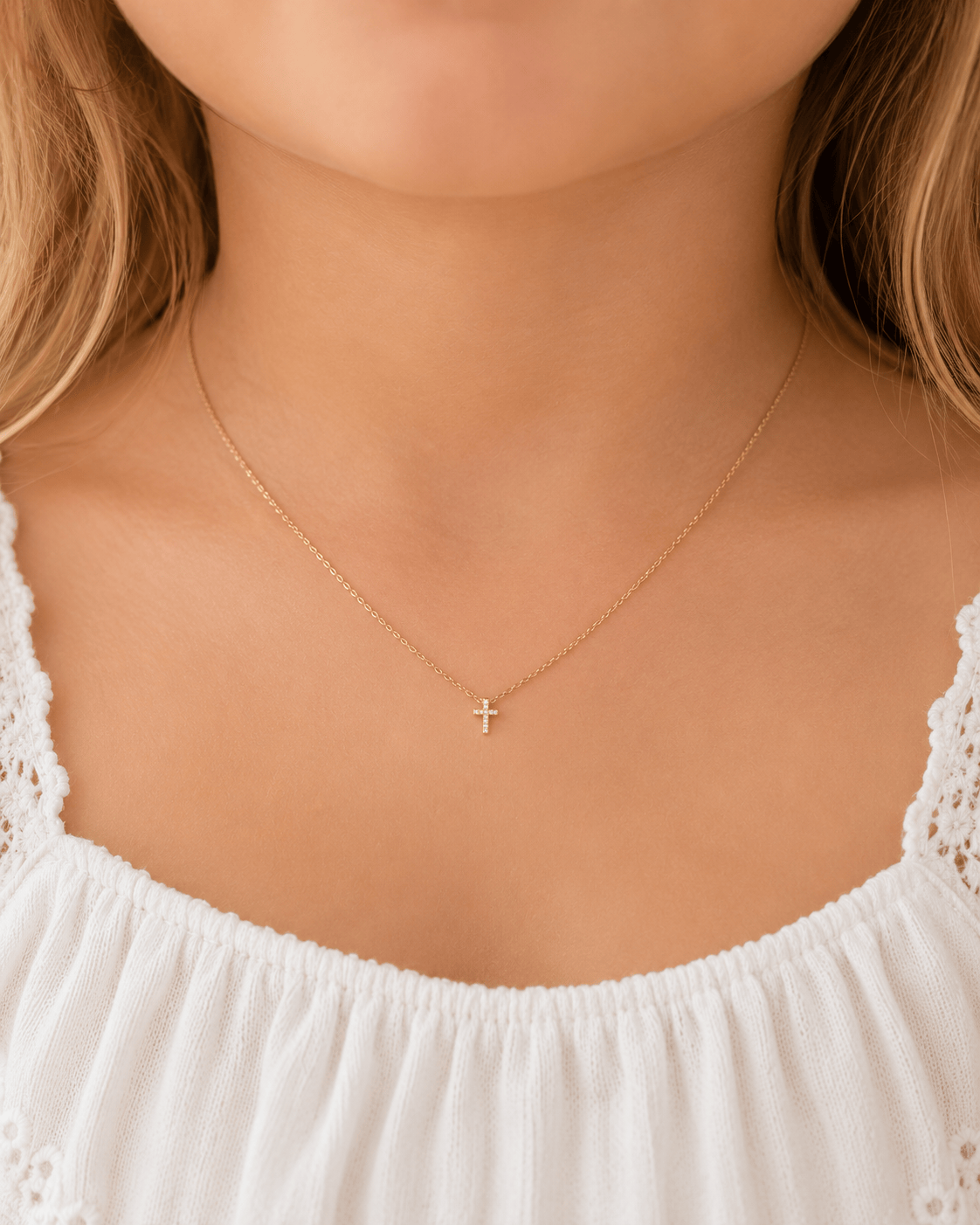 Mini Cross Necklace
