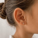 Mini Cross Studs