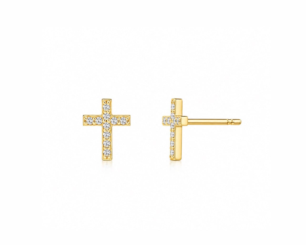 Mini Cross Studs