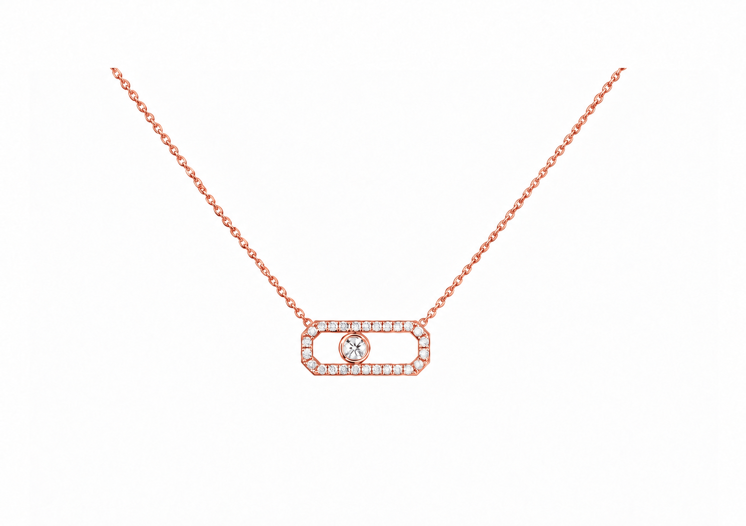 Mini Icon Pave Necklace
