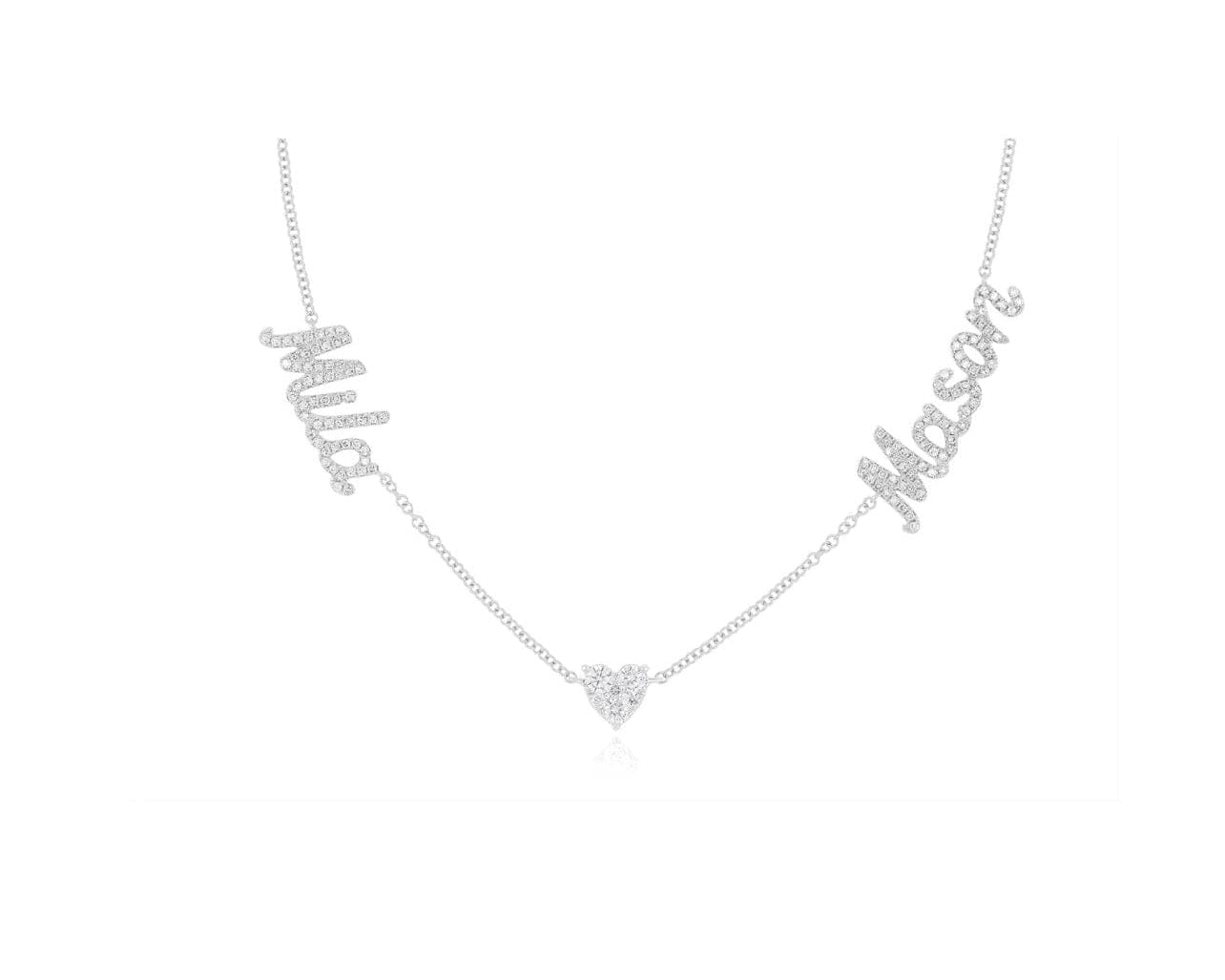 Multi Heart Name Necklace