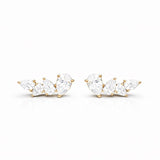 Multi Pear Earstuds LG