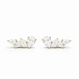Multi Pear Earstuds LG
