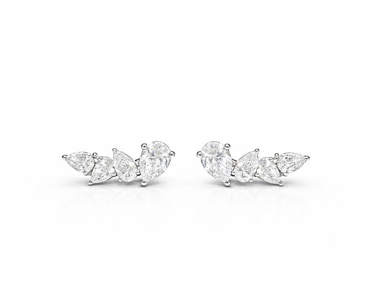 Multi Pear Earstuds LG