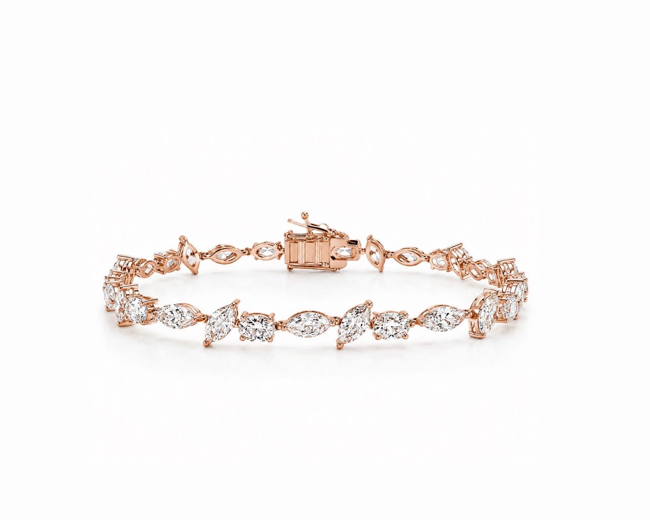 Multi Shape Tennis Bracelet LG