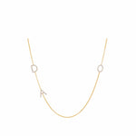 Multi Side Initials Necklace