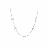 Multi Side Initials Necklace
