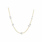 Multi Side Initials Necklace