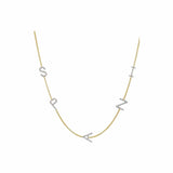 Multi Side Initials Necklace