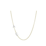 Multi Side Initials Necklace