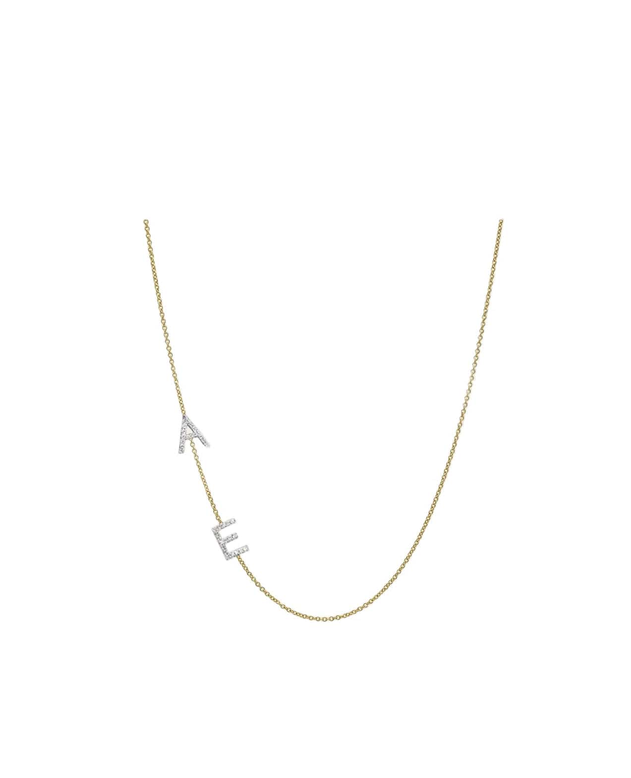 Multi Side Initials Necklace