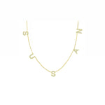 Multi Side Initials Necklace