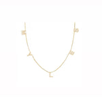 Multi Side Initials Necklace