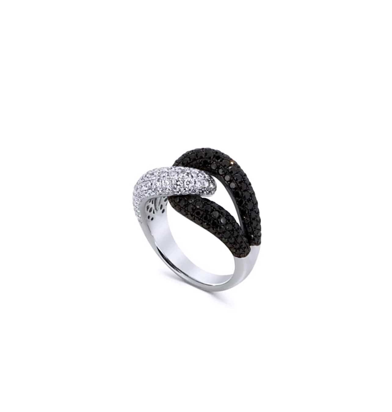 Noir & Lumière Knot Ring