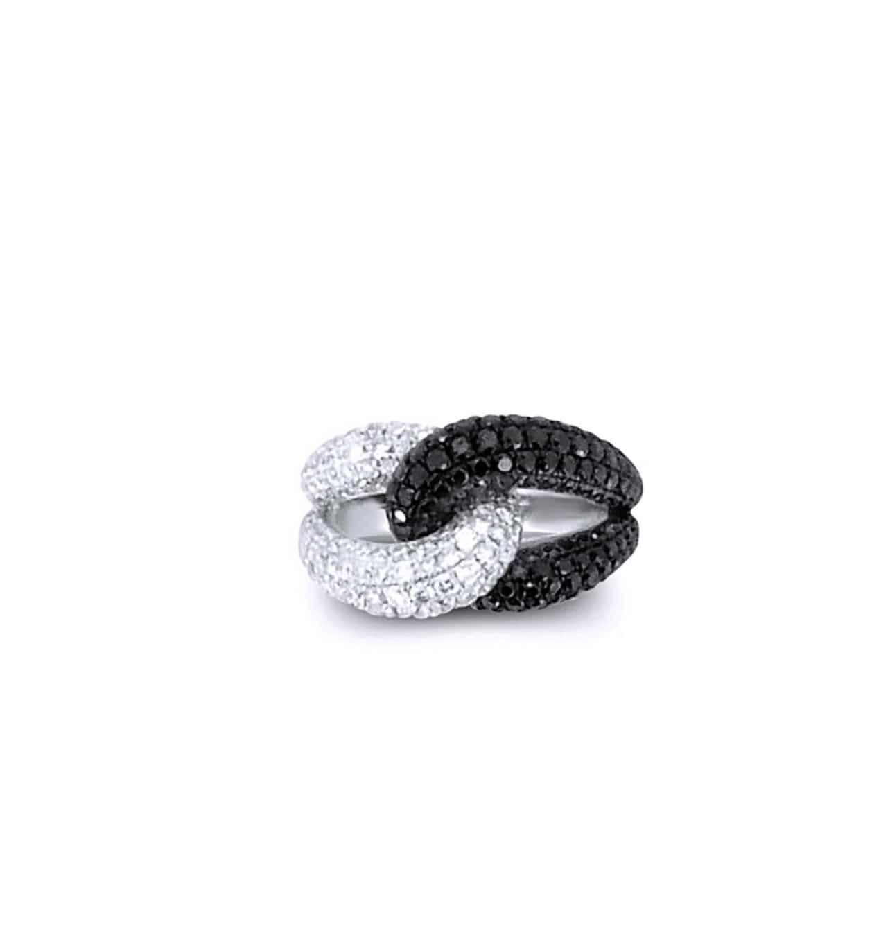 Noir & Lumière Knot Ring