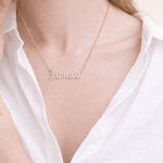 Old English Name Necklace