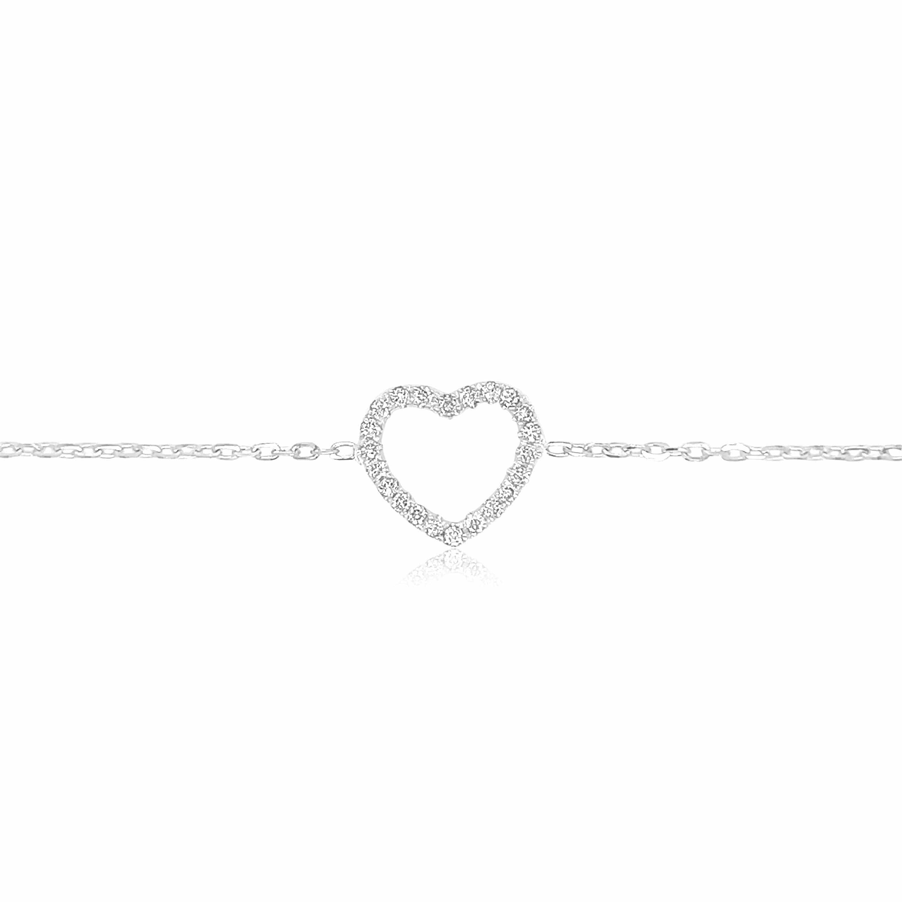 Open Heart Bracelet