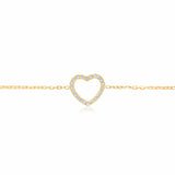 Open Heart Bracelet