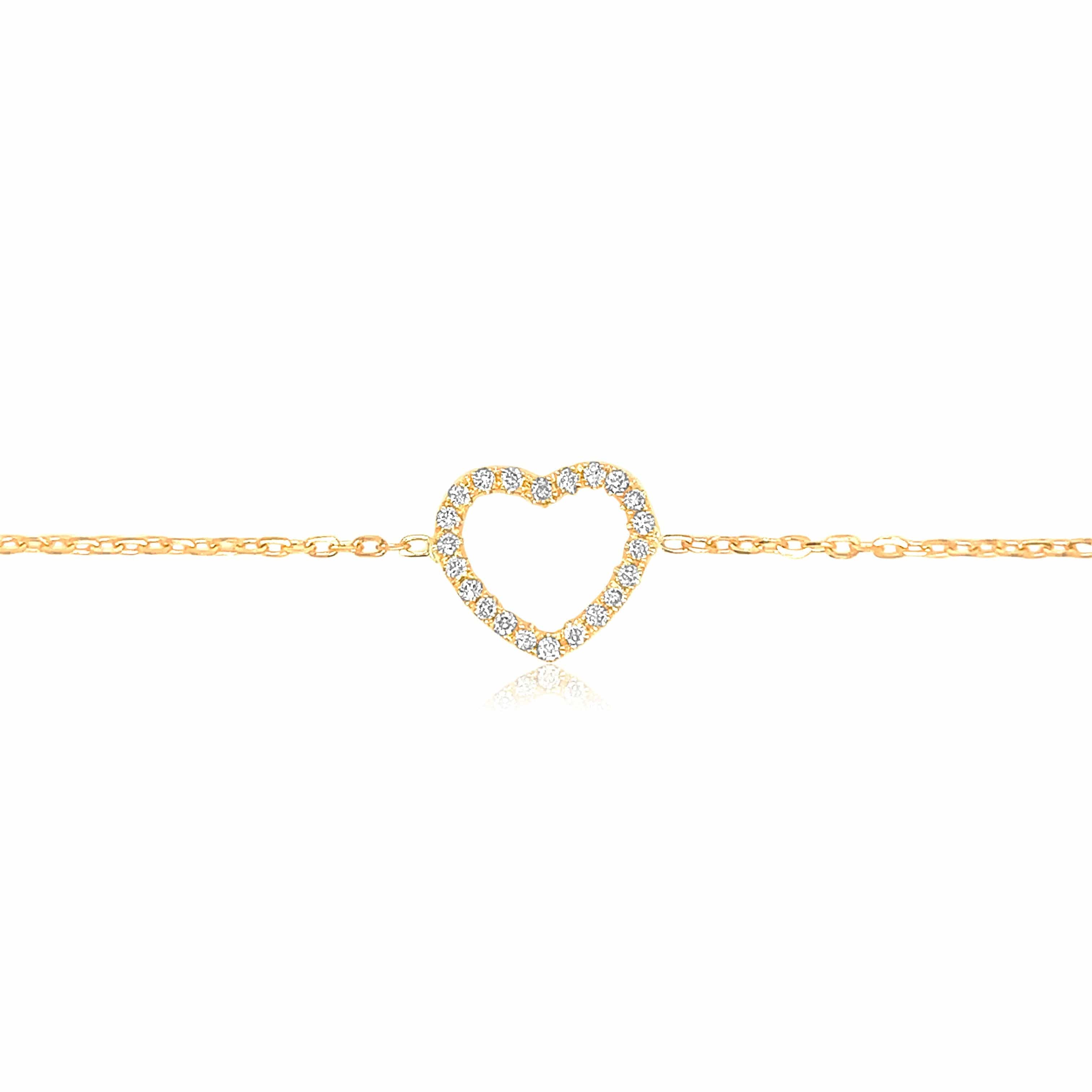 Open Heart Bracelet