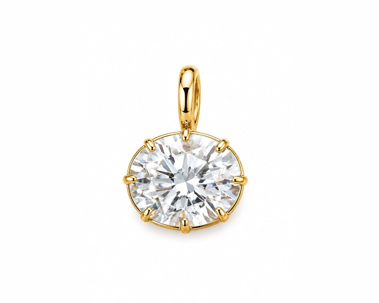 Oval Aura Pendant LG