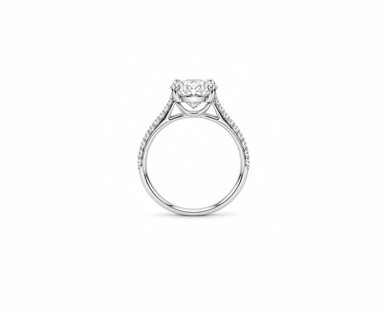 Oval Cathedral Solitaire LG