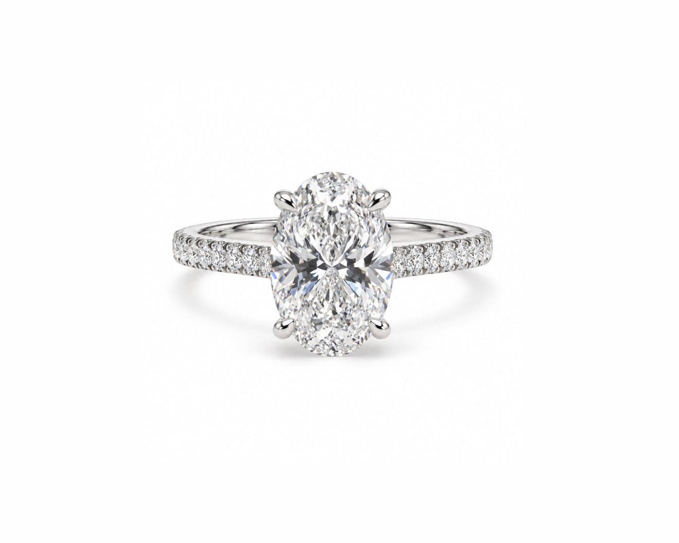 Oval Cathedral Solitaire LG