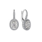 Oval Dangling Earrings