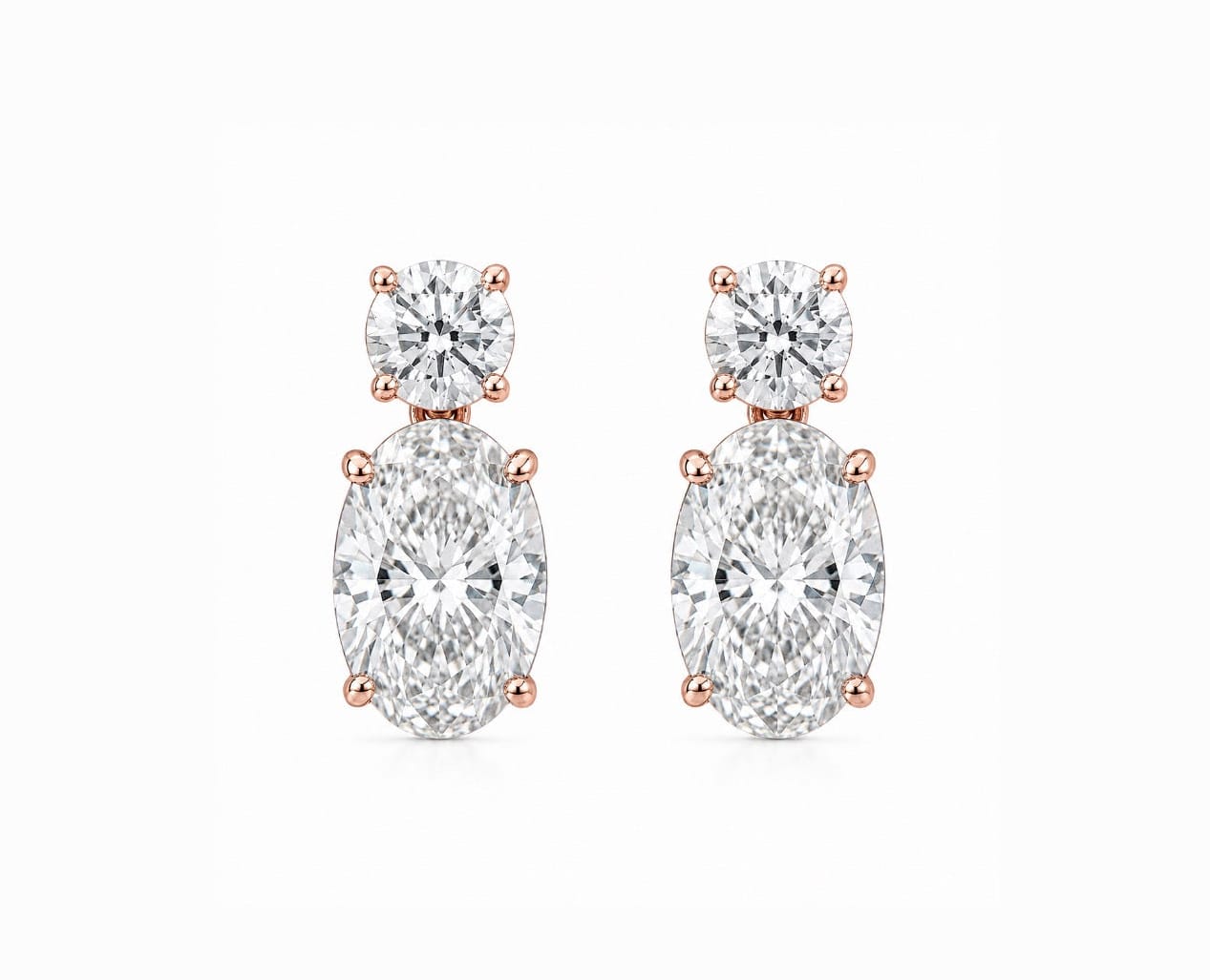 Oval Drop Earrings LG