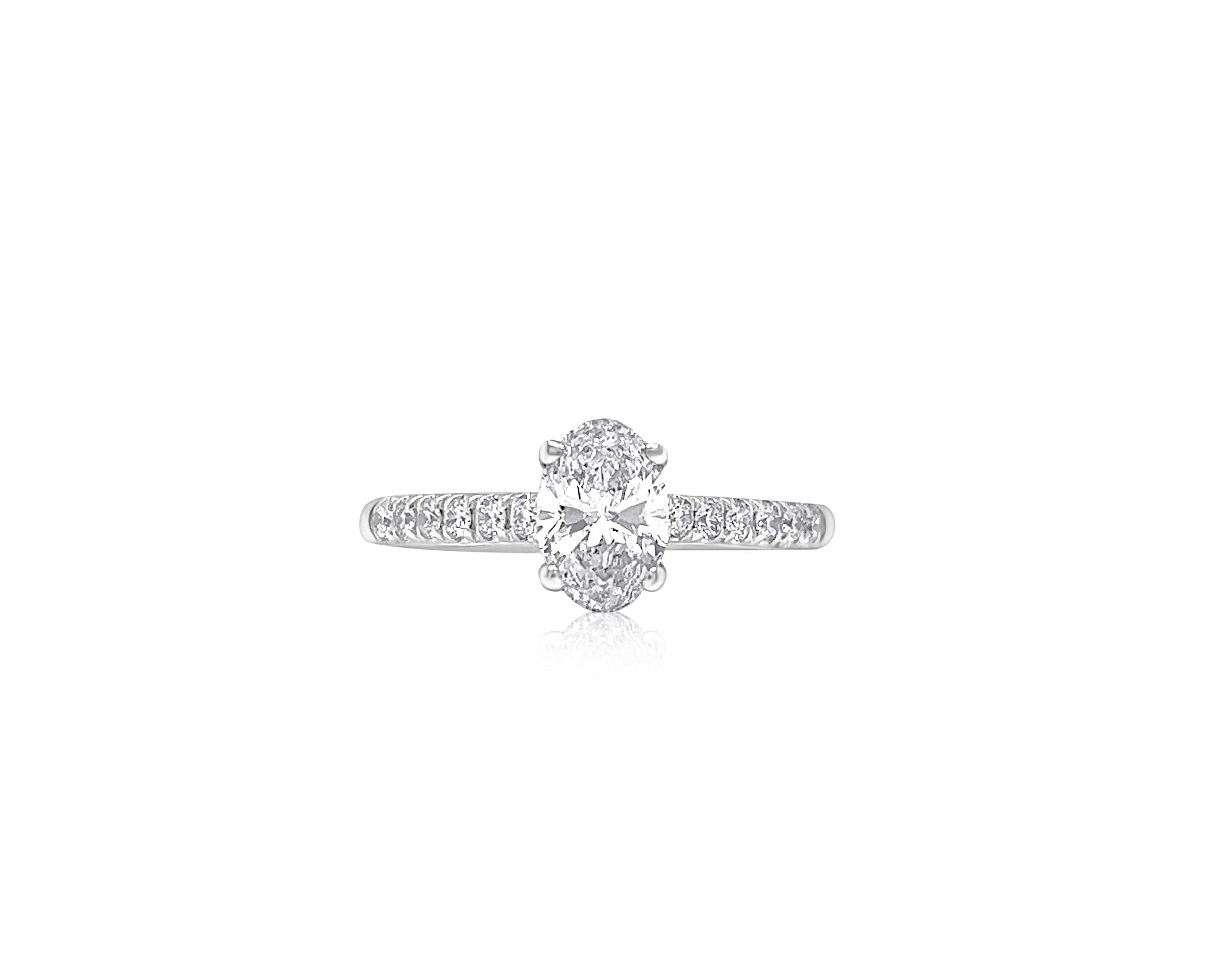 Oval Grace Solitaire Ring