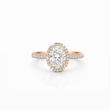 Oval Halo Solitaire LG