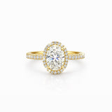 Oval Halo Solitaire LG