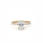 Oval Shine Solitaire Ring