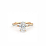 Oval Shine Solitaire Ring