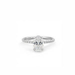 Oval Shine Solitaire Ring