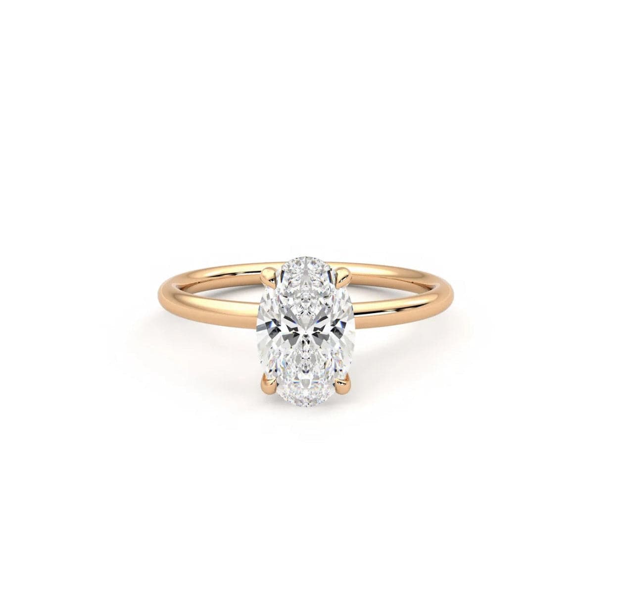 Oval Solitaire Ring
