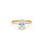 Oval Solitaire Ring
