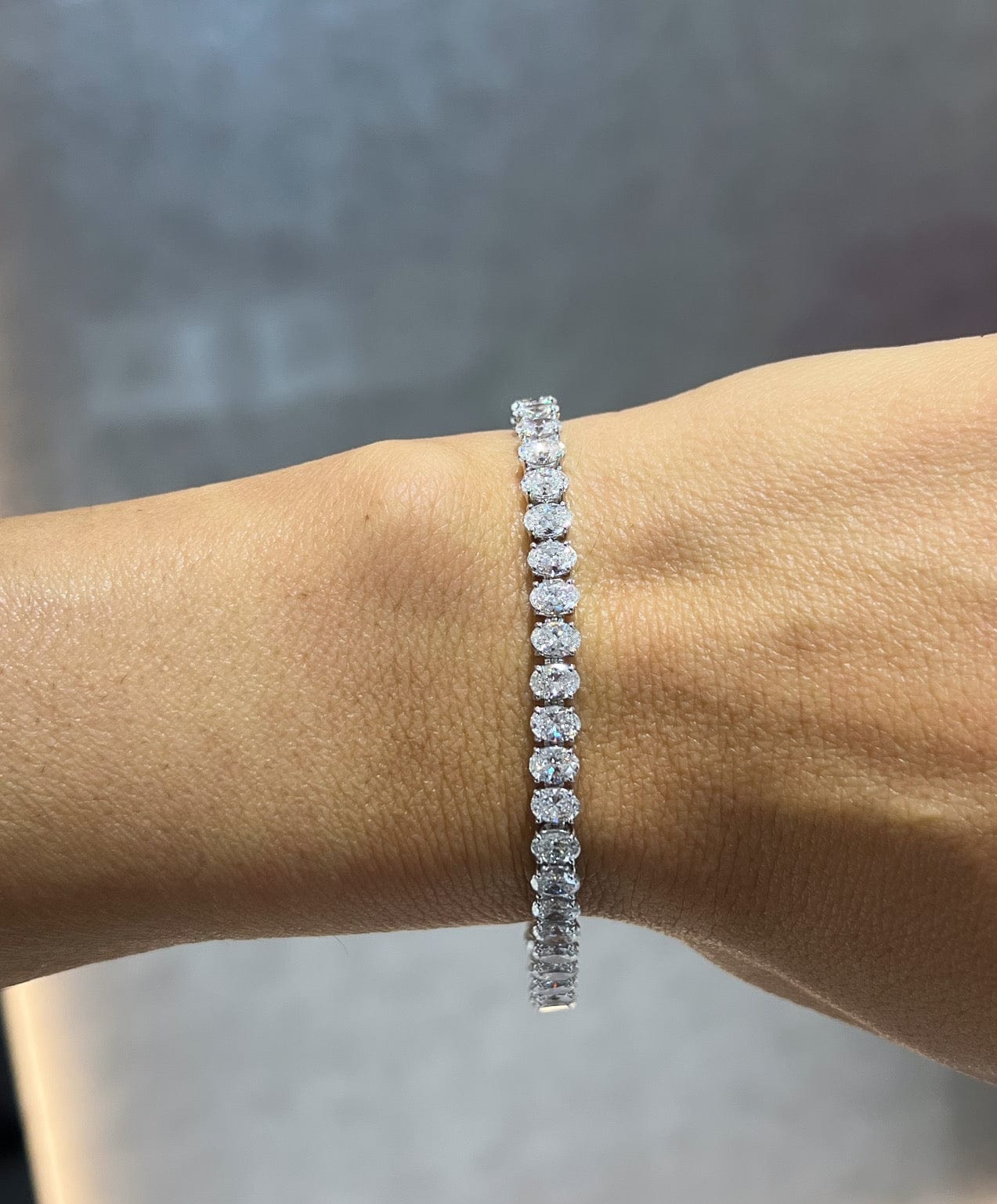 Oval Tennis Bracelet LG
