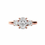 Oval Trilogy Ring